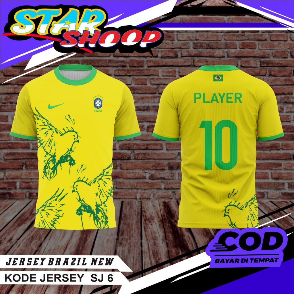 jersey home brasil new , batik brasil