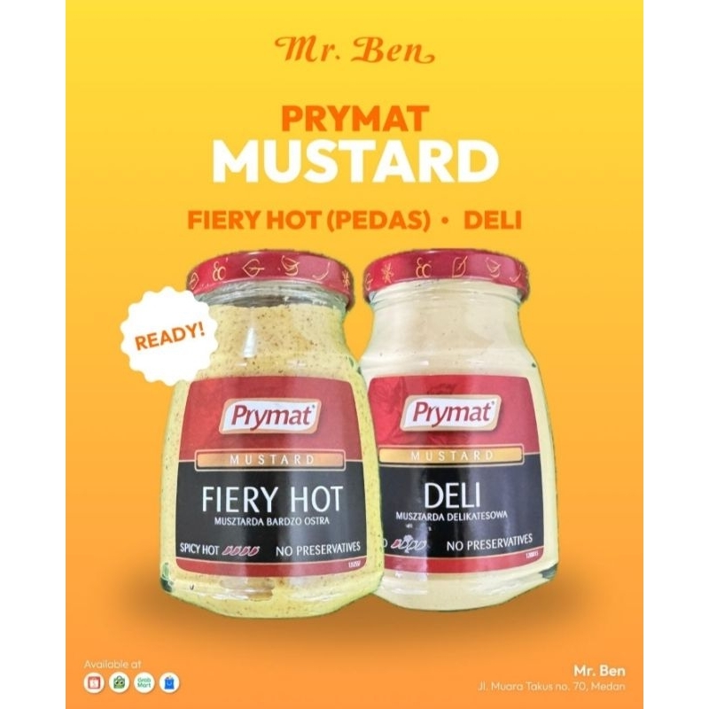 

Prymat Mustard 180gr Import Polandia NON HALAL