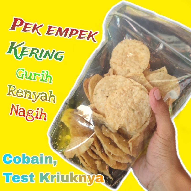 

Pek empek kering madura gurih nikmat renyah, kriuk-kriuk_sudah di goreng