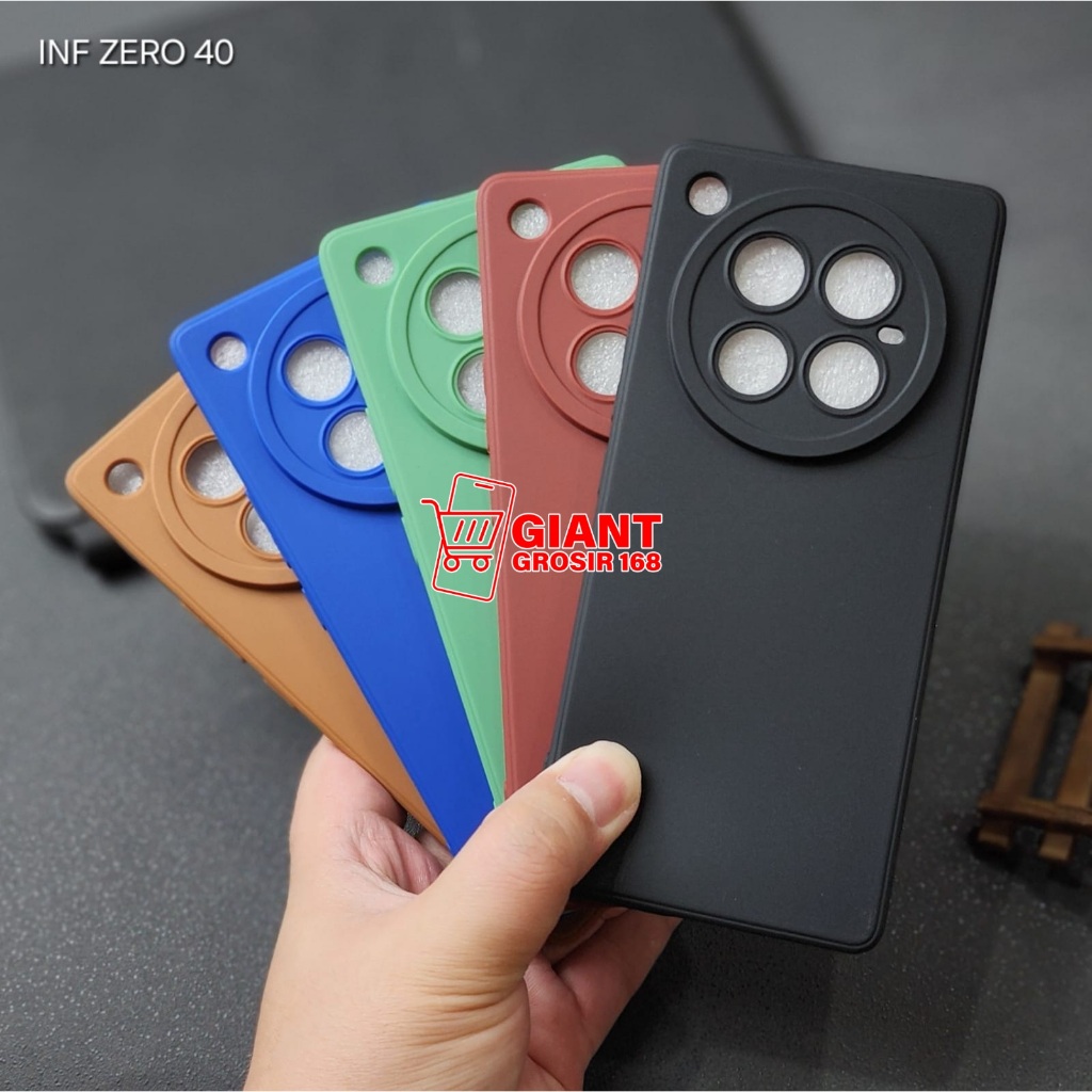 INFINIX ZERO 40 CASE PRO CAMERA MACARON CASE INFINIX ZERO 40