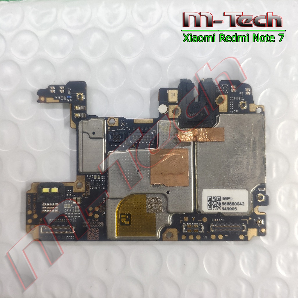 [5056] PCB Mesin Xiaomi Redmi Note 7 (4/64Gb) original minus mati mulus