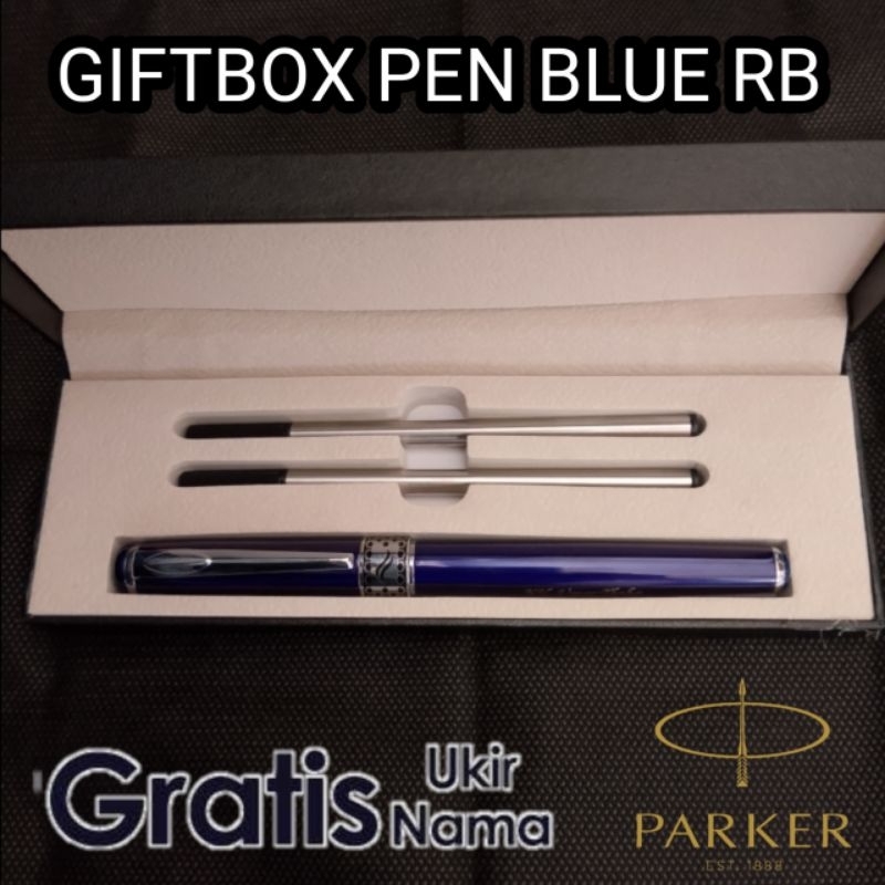 

Giftbox Pen Luxury Parker Blue RB Gratis Grafir Nama Cocok Untuk Hampers Atau Souvenir
