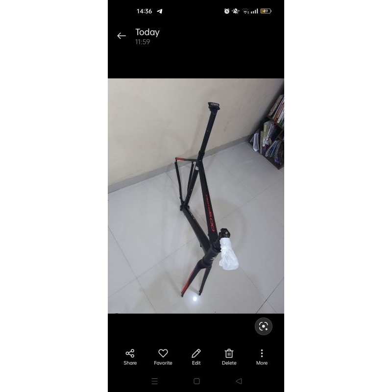 Frameset  united inertia 5.0 size 52 roadbike