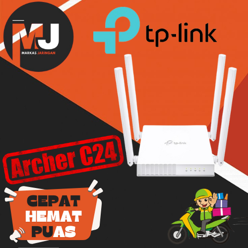 TPLink AC750 Dual-Band Wi-Fi Router TP-Link - Archer C24,Archer C54,Archer C64,Archer C86