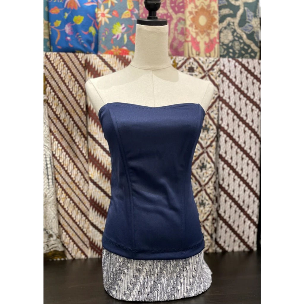 Bustier Kamisol Kemben Longtorso Korset Dalaman Kebaya Modern