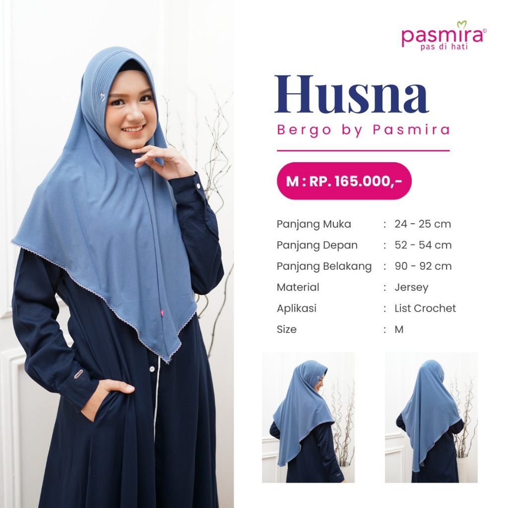 BERGO HUSNA PASMIRA / BERGO JERSEY PASMIRA / BERGO HUSNA DEWASA