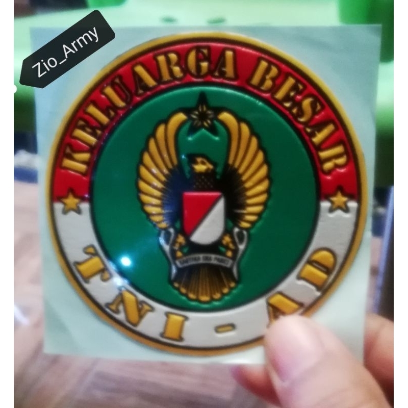 

Stiker Embos Keluarga Besar TNI AD Ekapaksi Bulat