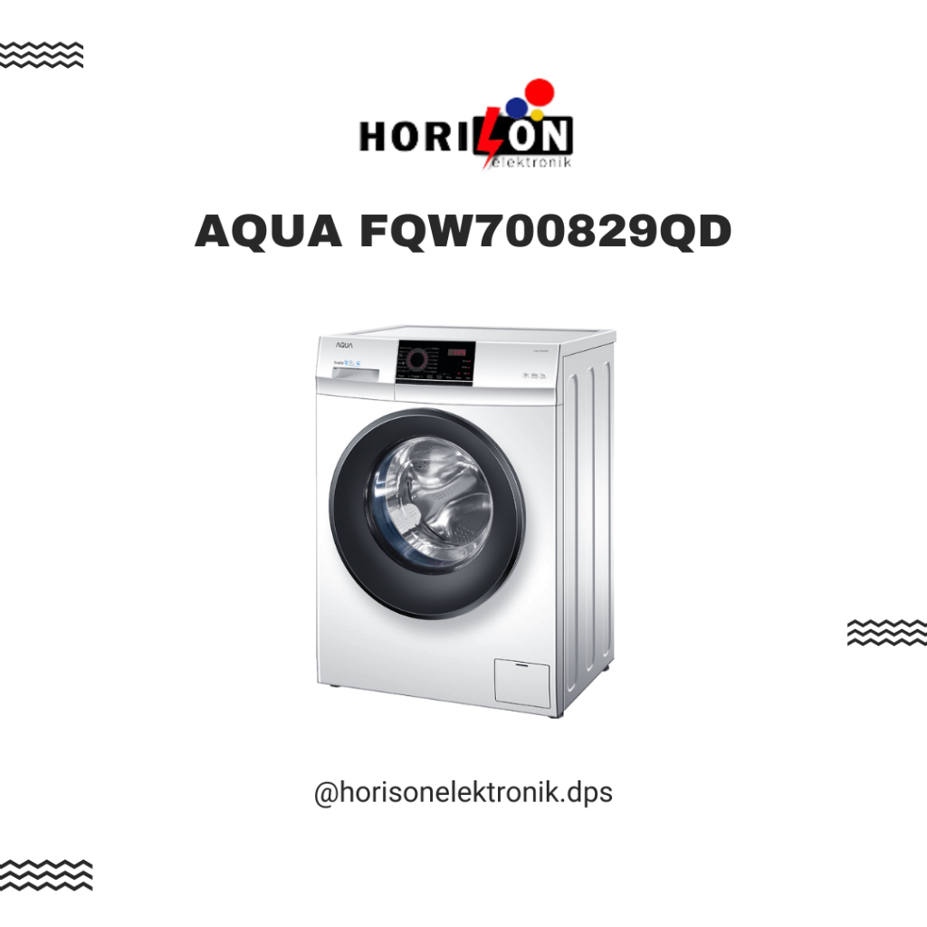 MESIN CUCI FRONT LOADING AQUA FQW700829QD 7KG