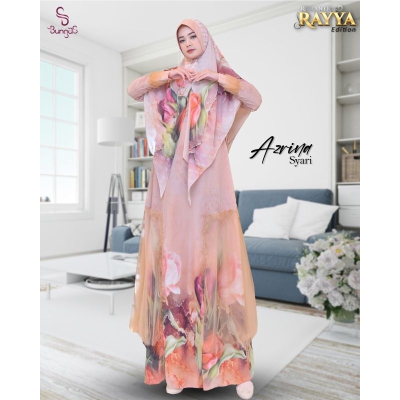 gamis bungas azrina
