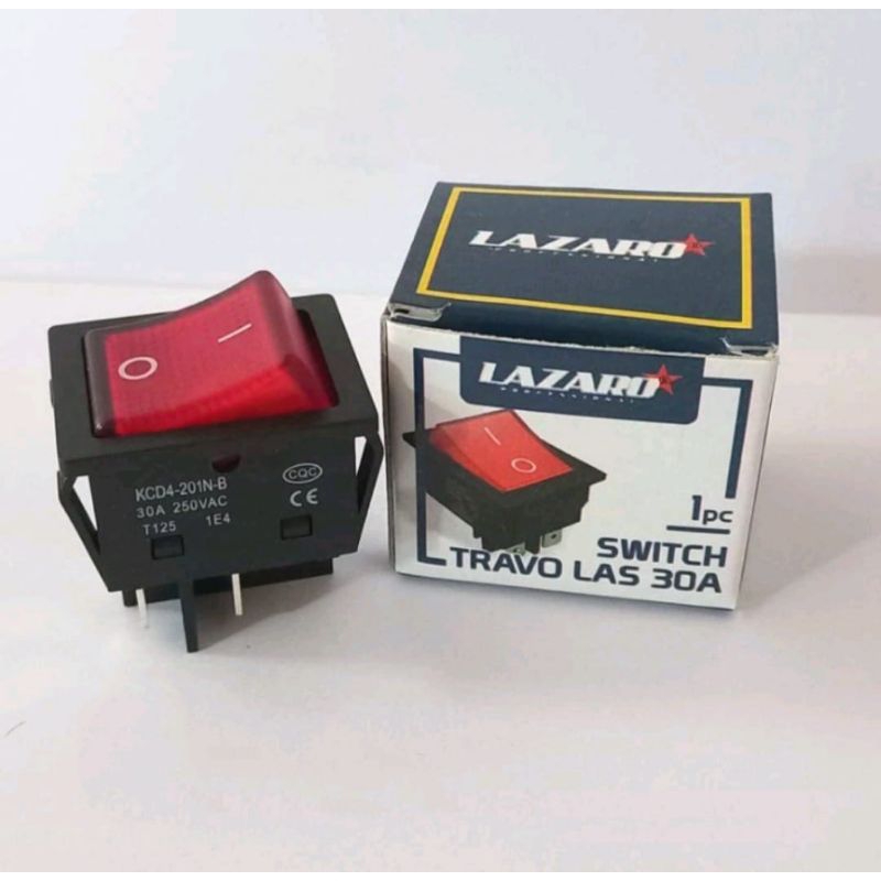 Saklar Switch Mesin Las 450 Watt Sampai 900 Watt JD03-A1/30A 250Vac Merah