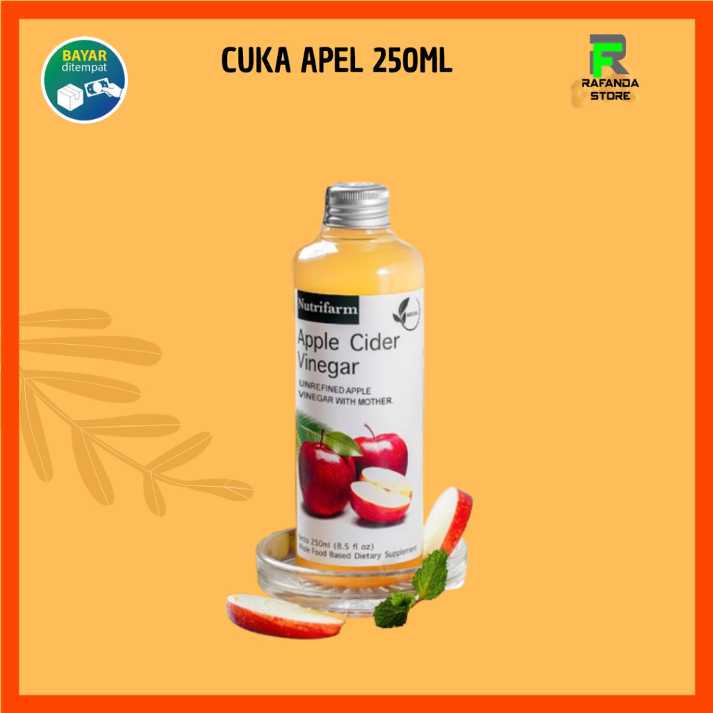 

Cuka Apel Organik Apple Cider Vinegar With Mother 250ml