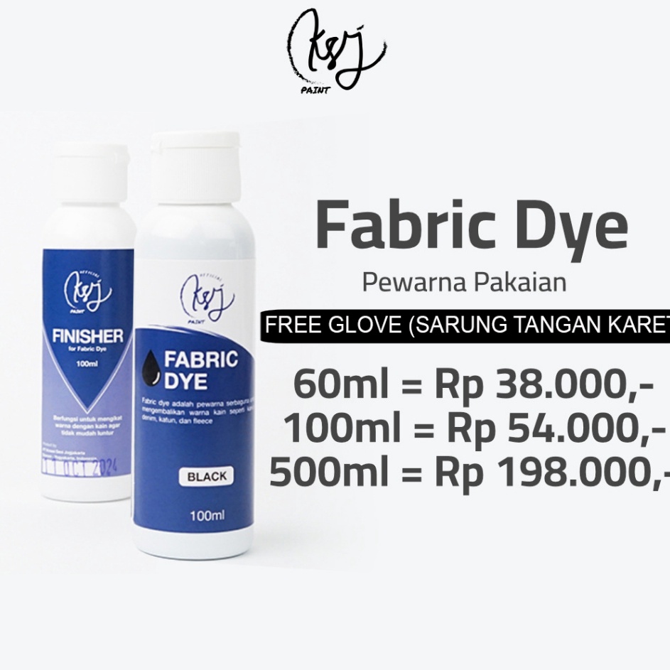 Wantex Pewarna kain  Jaket  Hoodie Merek KSJ