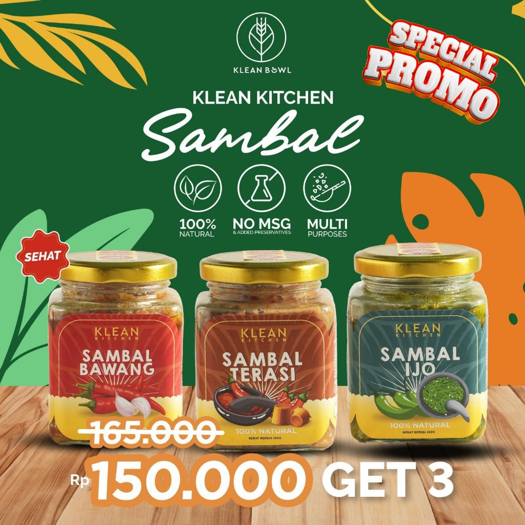 

SAMBAL KLEAN KITCHEN 250 gr