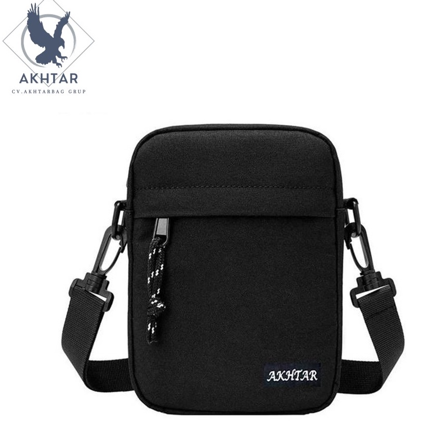 Akhtar tas selempang sling bag pria mini kantong tempat hp