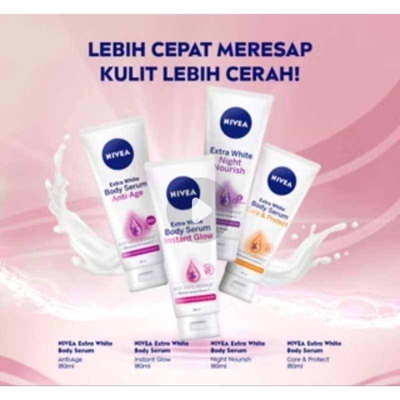 ORIGINAL NIVEA // Nivea body serum discount 50% random/rijek