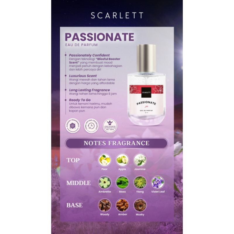 Scarlett Eau De Parfum Euphoria & Passionate