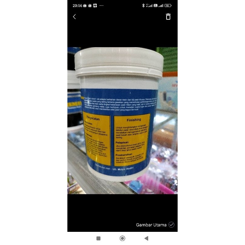 (Cat Prismatik) Cat tekstur sound system / warna hitam motif kulit jeruk