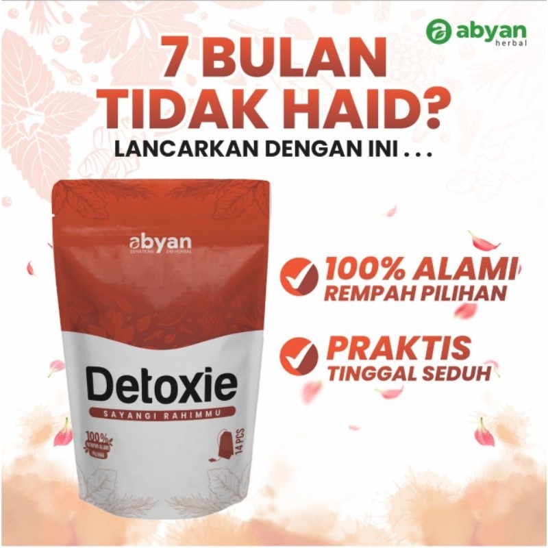 Ramuan JSR Pelancar Haid Menstruasi Alami Detoxie Detox Rahim Resep Dr.Zaidul Akbar