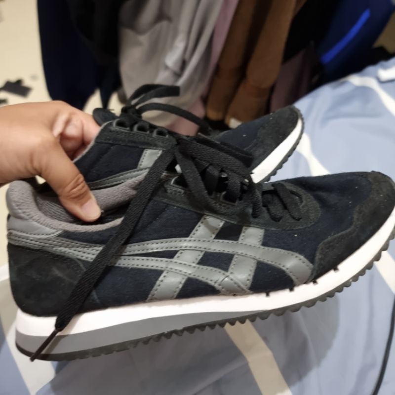 Onitsuka Tiger Unisex Dualio Running Shoes Black D631N
