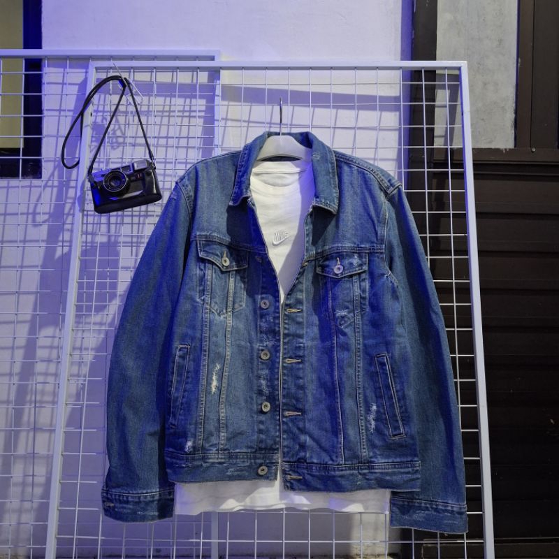 GIORDANO MEN DENIM JACKET