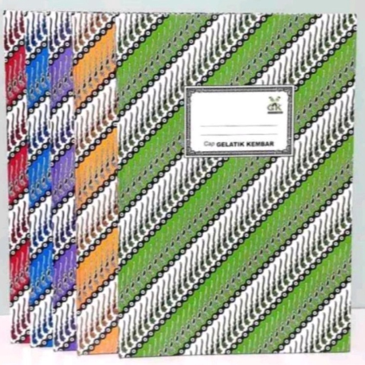 

Top Now Buku batik 1 lembar Gelatik Kembar folio Hard cover