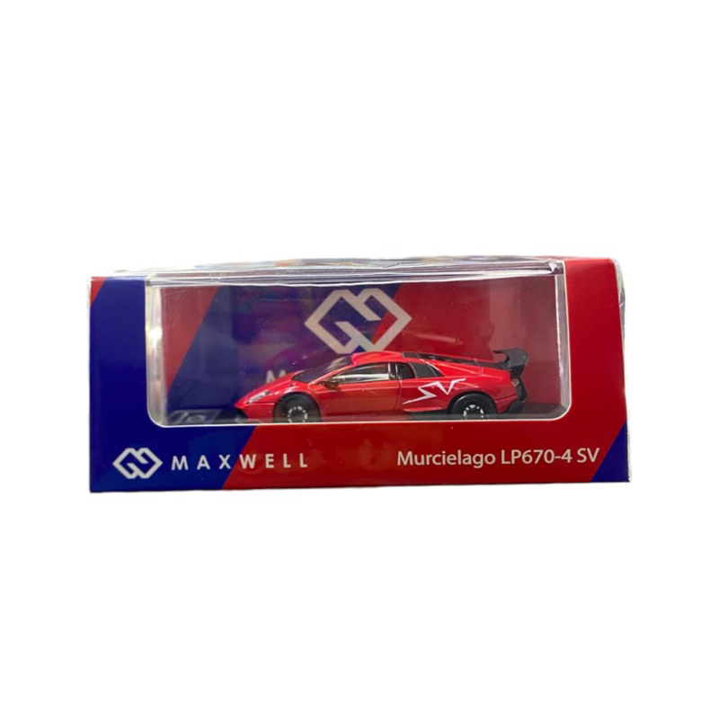 MAXWELL 1:64 MURCIELAGO LP670-4 SV RED
