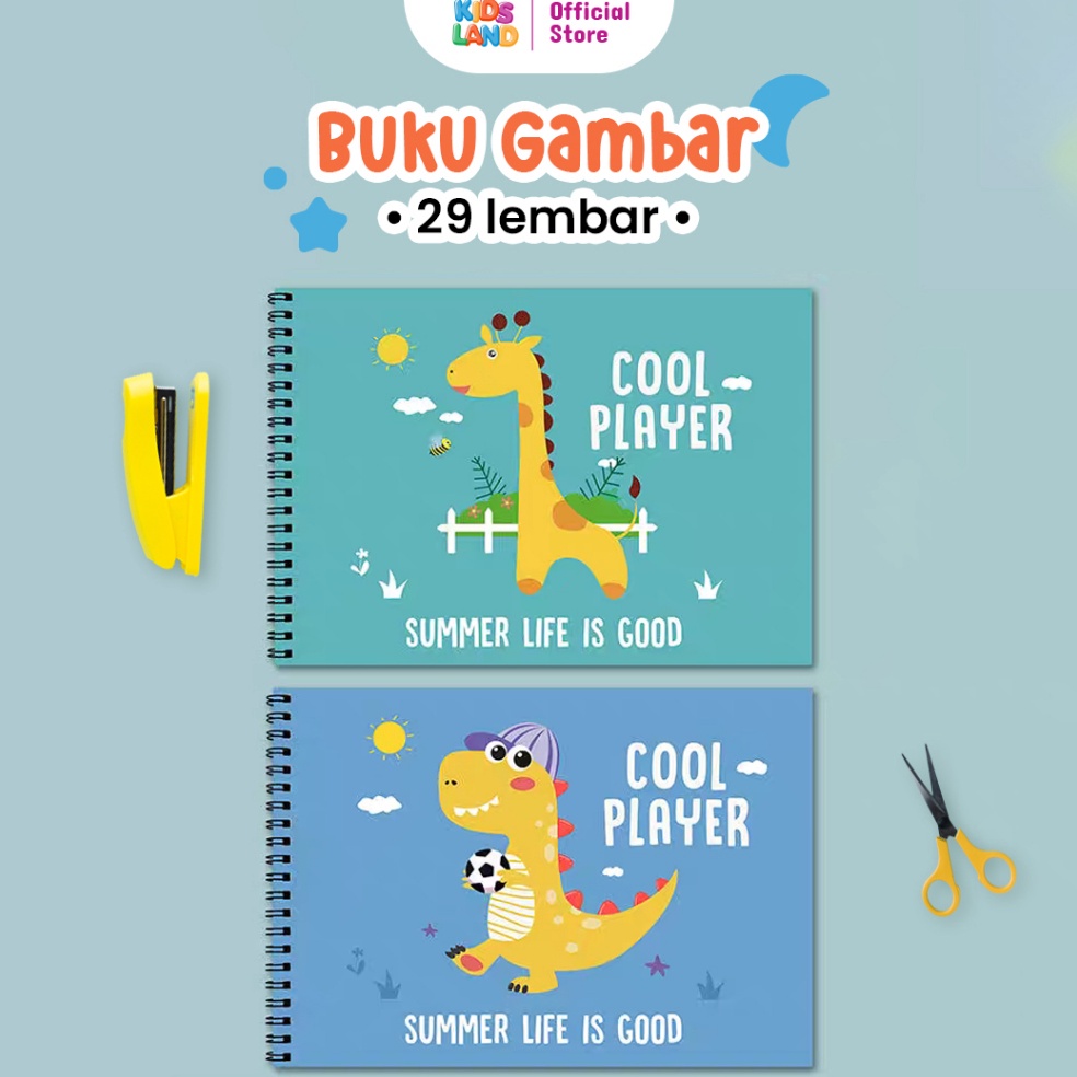 

New Now KIDS LAND Buku Menggambar Buku Gambar Mewarnai Buku Gambar Polos Buku Gambar A4Cute Painting Book