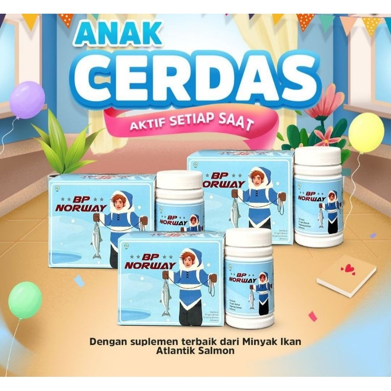 NORWAY BP NORWAY SUPLEMEN KESEHATAN ANAK MINYAK IKAN SALMON