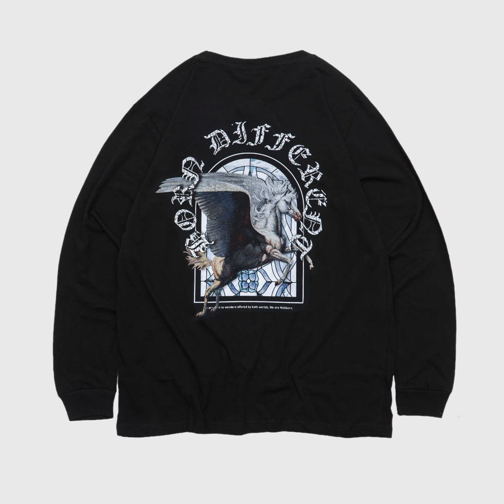 Wellborn Steed LS Black Tshirt