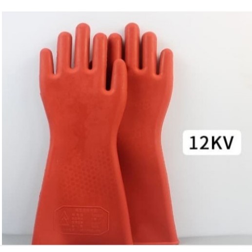 Sarung Tangan Anti Listrik 5KV 12KV Elastis SIAP KIRIM - 12KV