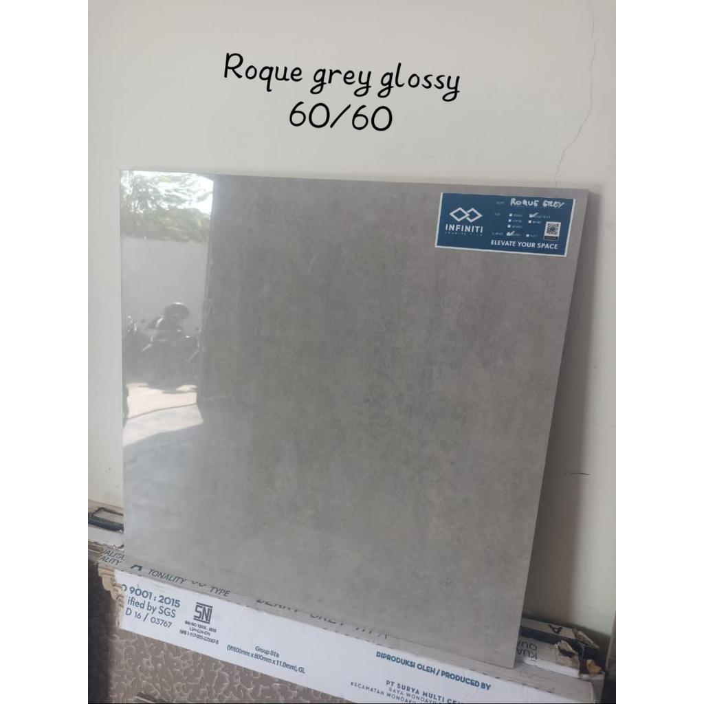 Granit Infiniti Roque Grey Glossy 60x60