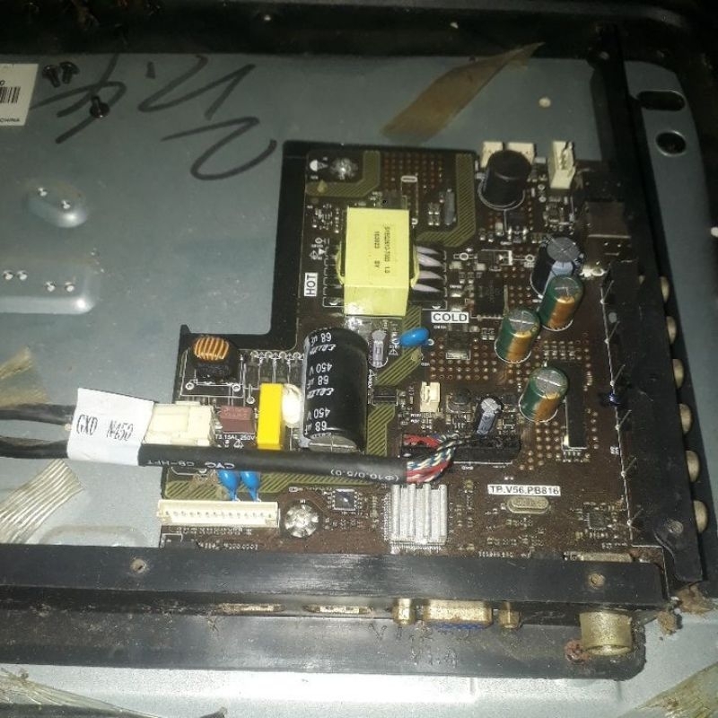 Mesin mainboard tv lcd led akari LE-32M88ID