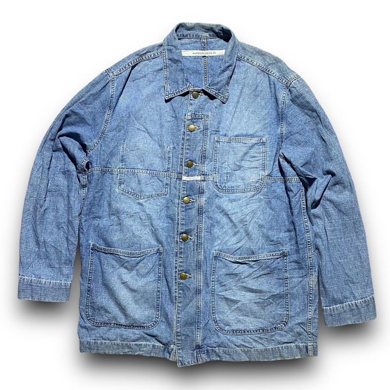 Marithe Francois Girbaud "Stone Washed" Chore Denim Jacket