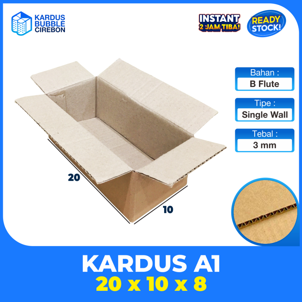 

KARDUS 20 x 10 x 8 cm DUS KARTON BOX COKLAT PACKING BARU POLOS MURAH 20 x 10 x 8