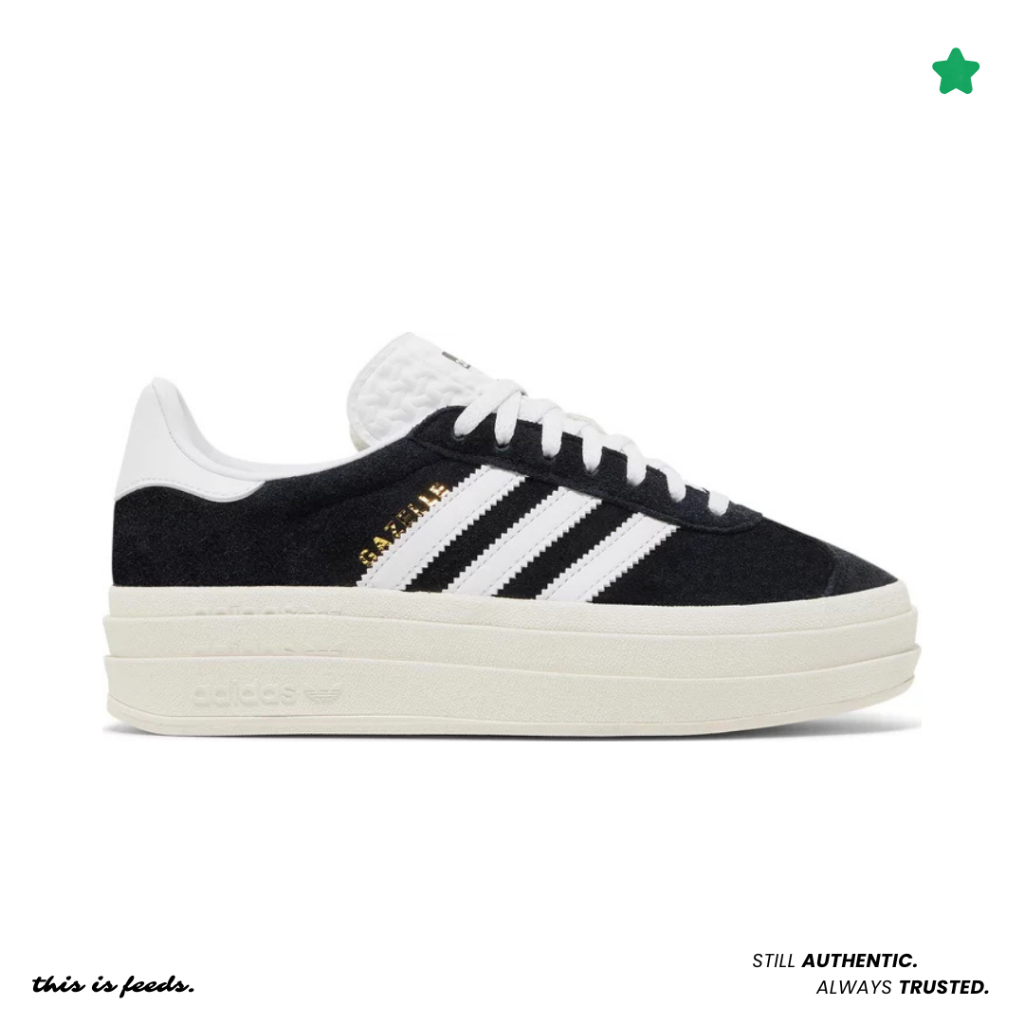 Adidas Gazelle Bold 'Black White'