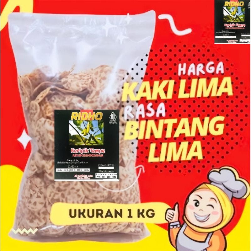 

Kripik Tempe Ridho 1kg