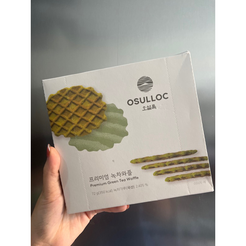 

PREMIUM GREEN TEA WAFFLE SNACK IMPORT DARI KOREA BY OSULLOC