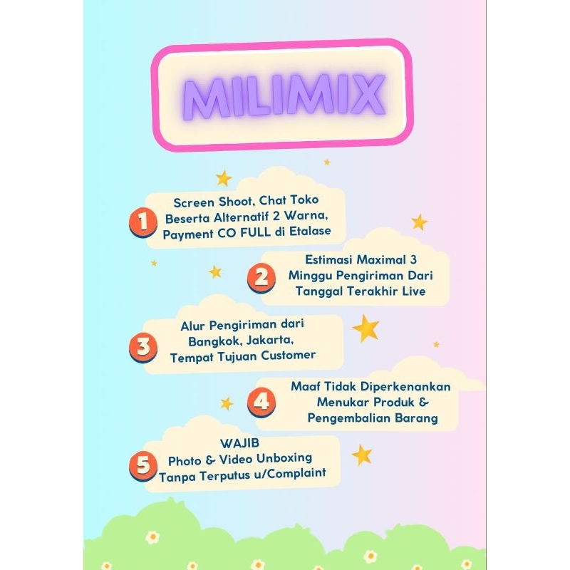 Milimix | LINK CO BASED NAMA AKUN SHOPEE