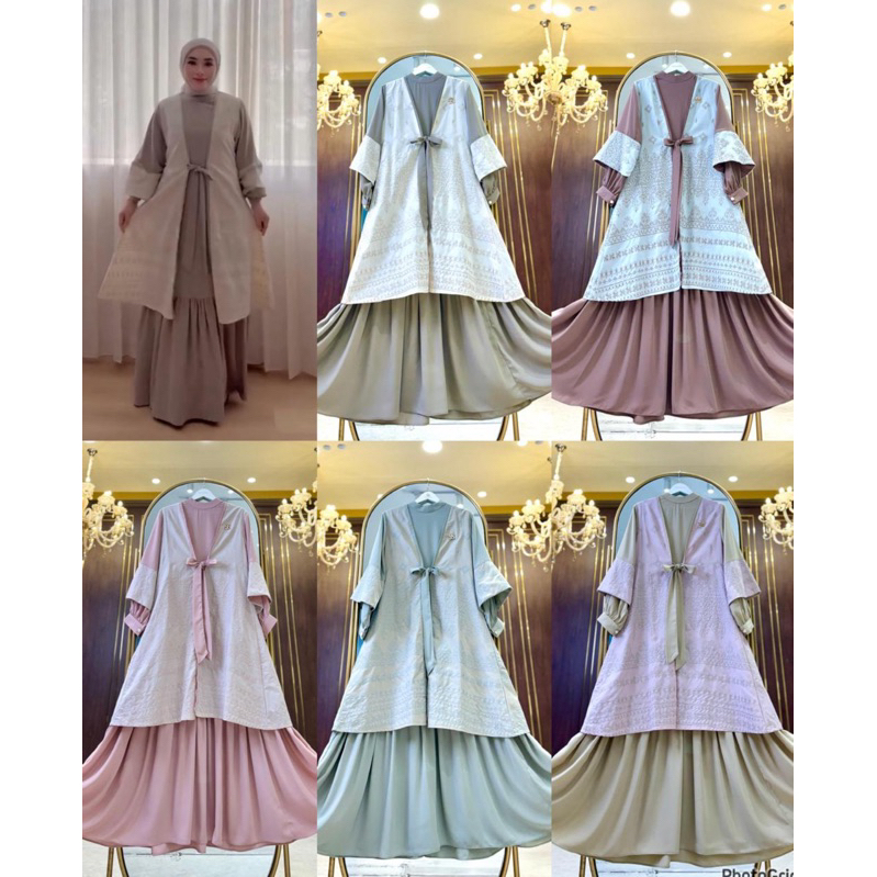 Abaya Latin Shellasaukia ORI 100% by Shellasaukia