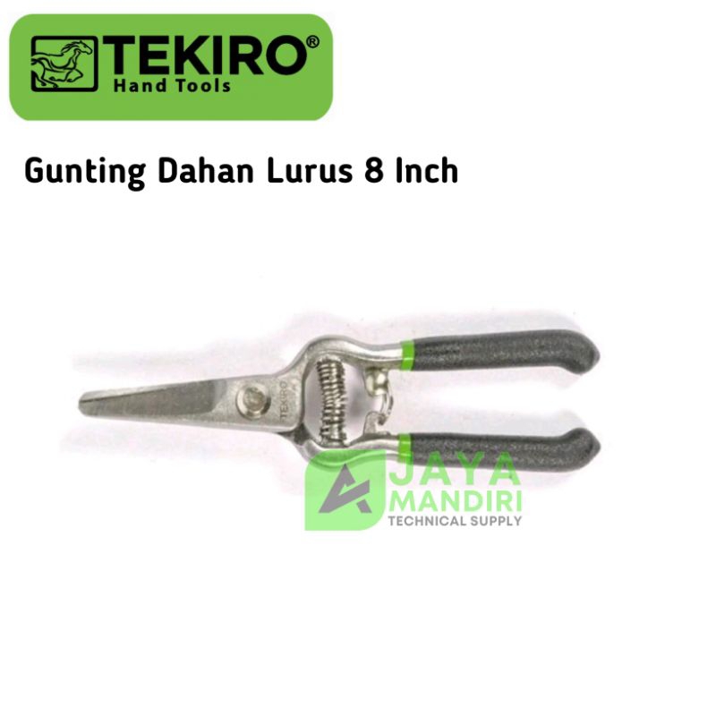 Gunting Dahan Lurus 8" Tekiro / Tekiro Gunting Ranting Pohon 8"