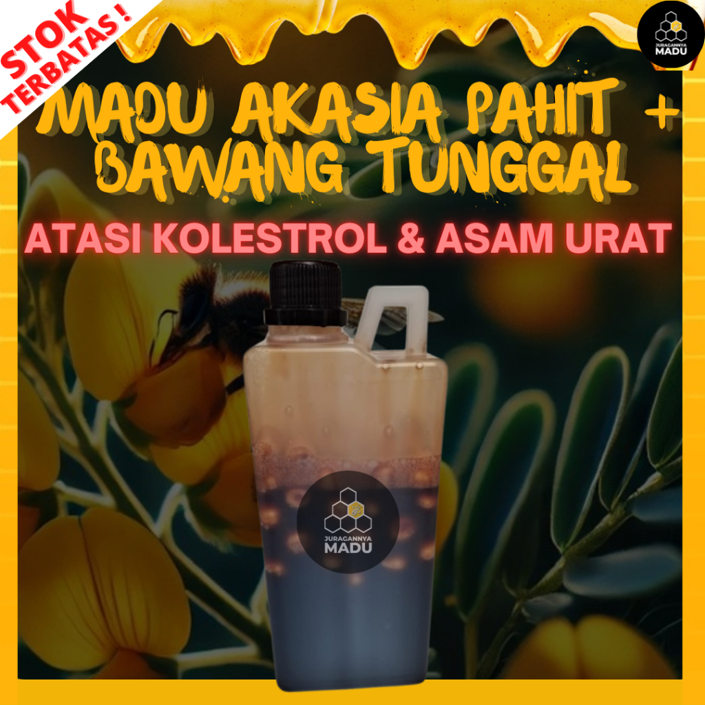

MADU BAWANG LANANG HUTAN AKASIA PAHIT ASLI ATASI KOLESTROL DAN ASAM URAT 250GR