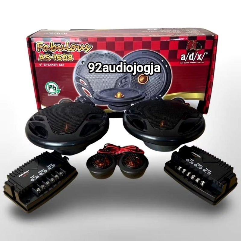 Speaker Split 6 inch A/D/X ADX AS-1608 Fabulous 2 way