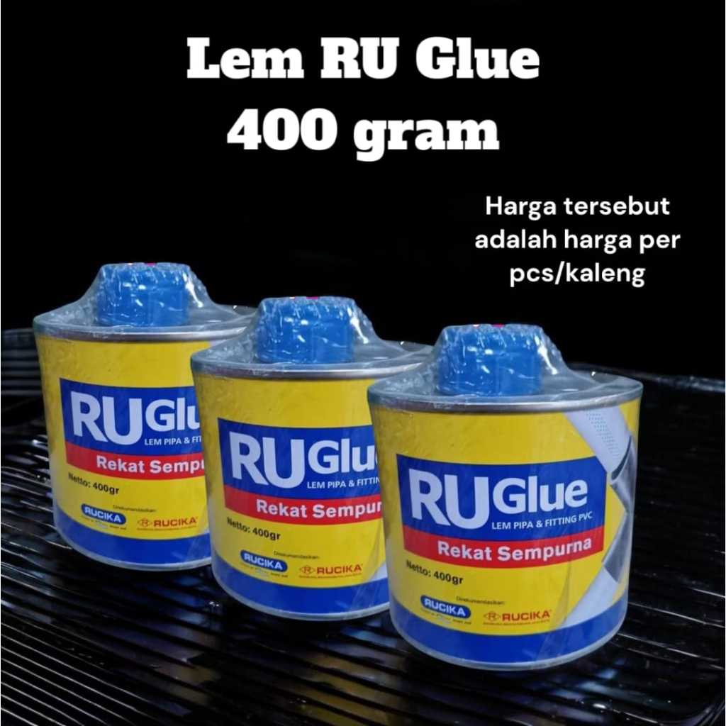 

Lem Pvc Ru glue 400 gr / Ru glue, ruglue