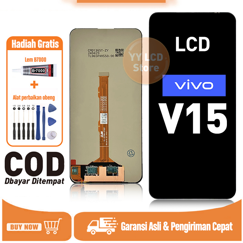 LCD VIVO V15 Original COD TOUCHSCREEN Fullset Crown Murah Compatible For Glass Touch Screen Digitize