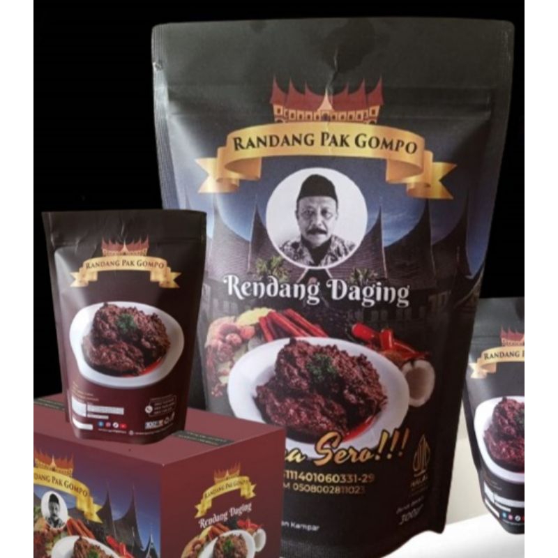 

Rendang Daging Sapi Pak Gompo Berat 300gr