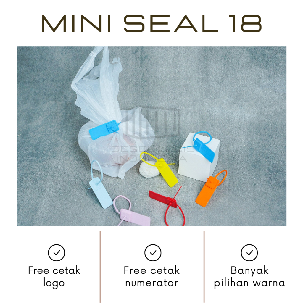 Clearance Sale Segel Plastik Mini Segel Locis Kontainer