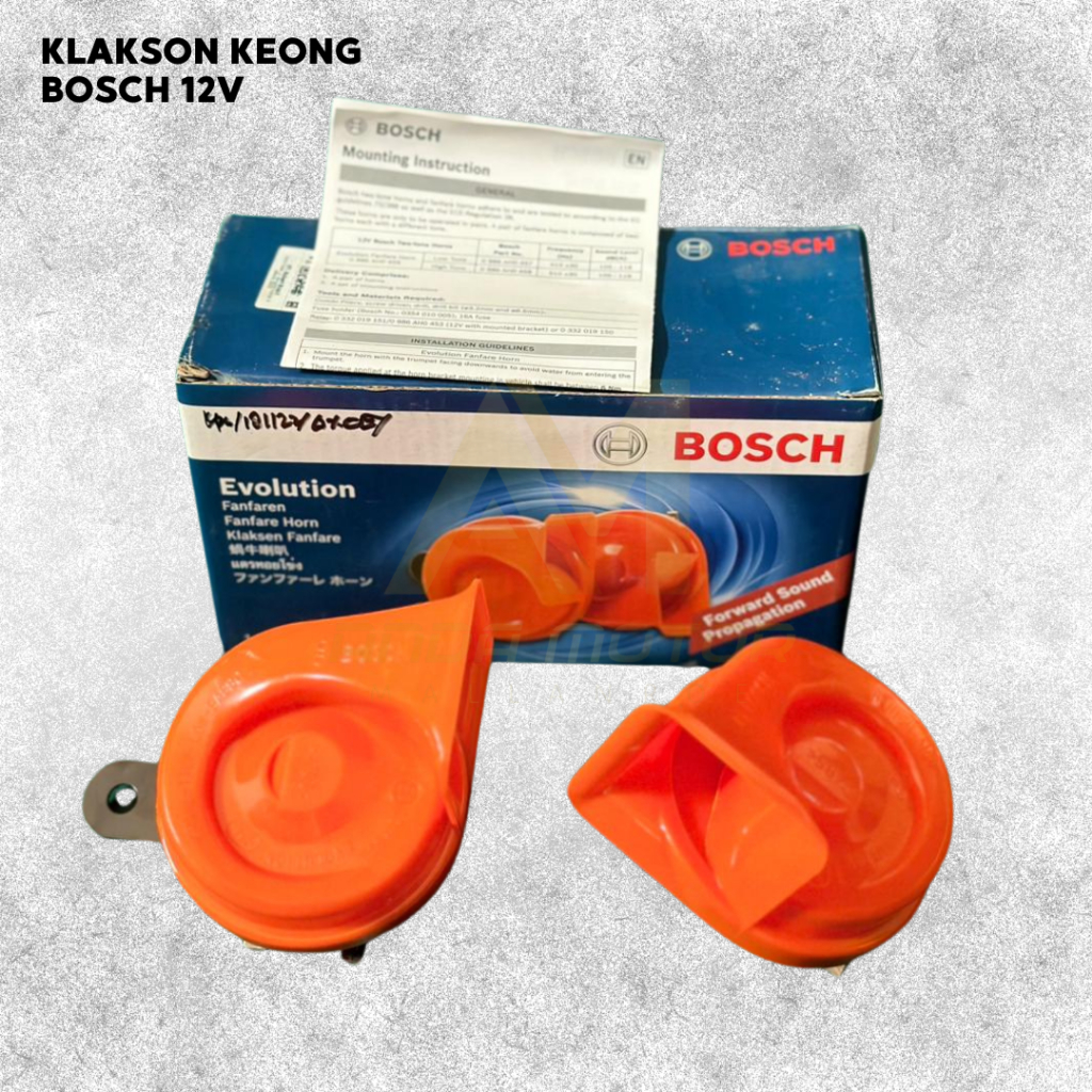 KLAKSON KEONG BOSCH TROMPET 12V 100% ORIGINAL BOSCH