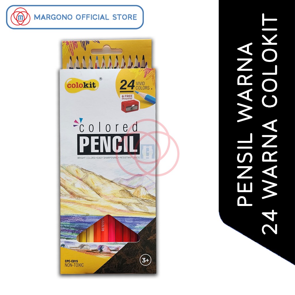 

Colokit Pensil Warna 24 Warna (Free Rautan)