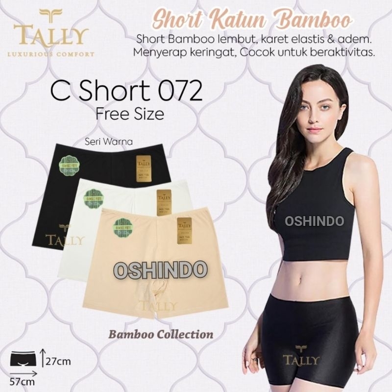 Tally 072 CD Hotpants Wanita Bahan Katun Bambu