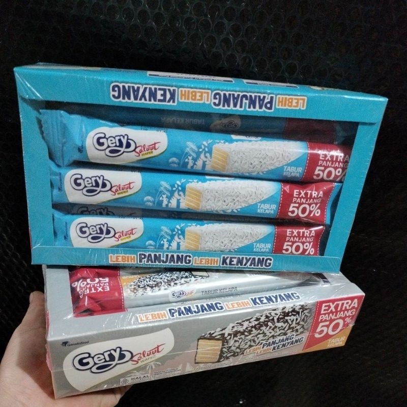 

Gery Salut Wafer Cokelat Taburan Kelapa isi box 12pcs